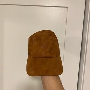 Suede hat